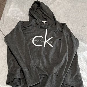 Calvin Klein, Grey Light Hoodie, XL, Used